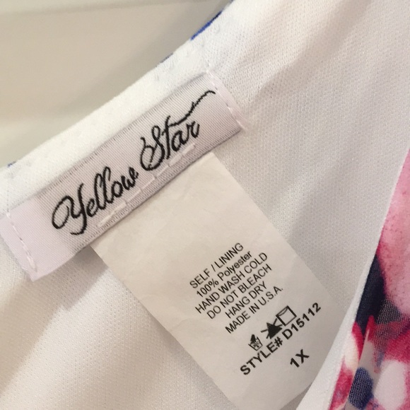 Yellow star floral dress - Picture 4 of 5